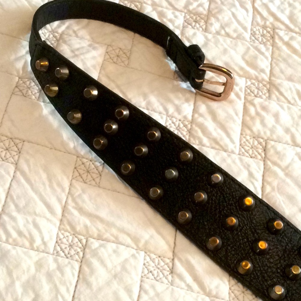 Brown Nailhead Belt